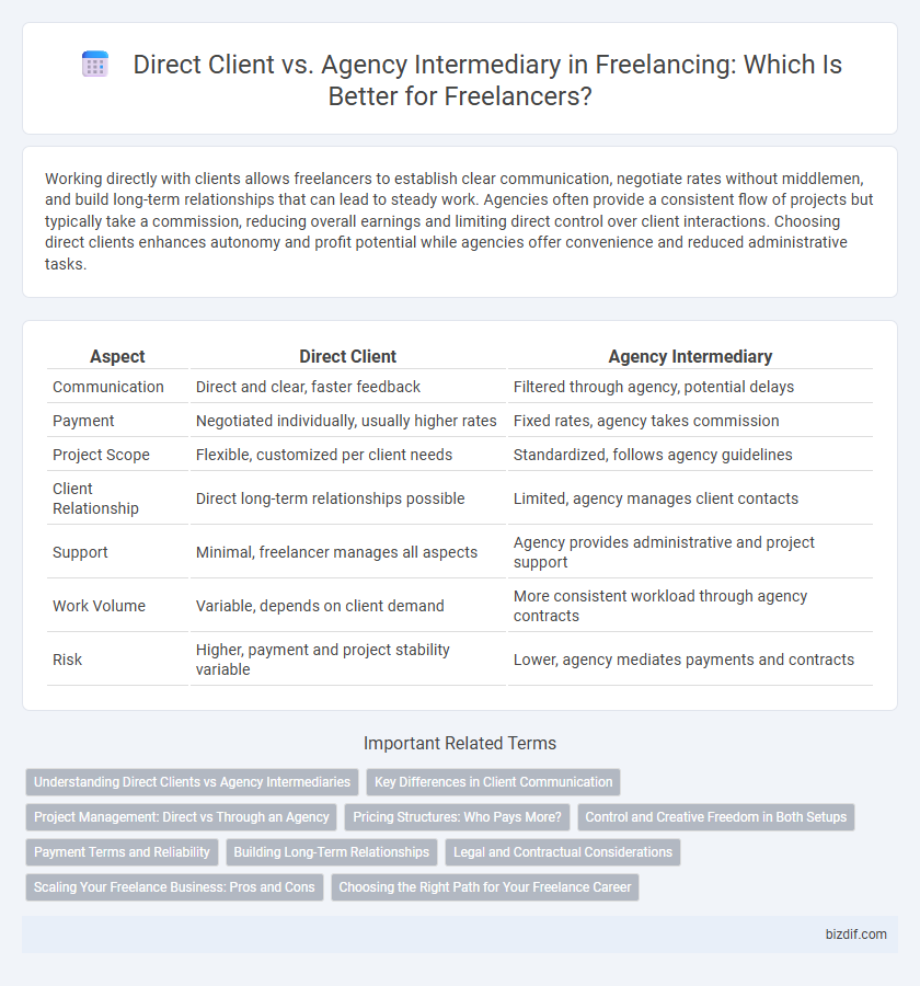Direct Client vs. Agency Intermediary in Freelancing: Which Is Better for Freelancers?