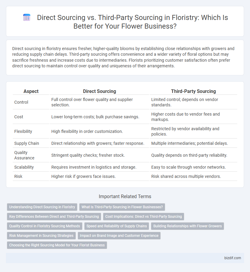Direct Sourcing vs. Third-Party Sourcing in Floristry: Which Is Better for Your Flower Business?