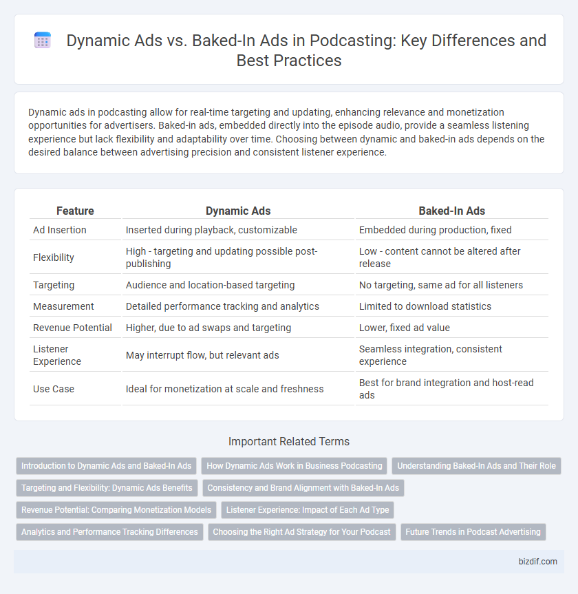 Dynamic Ads vs. Baked-In Ads in Podcasting: Key Differences and Best Practices