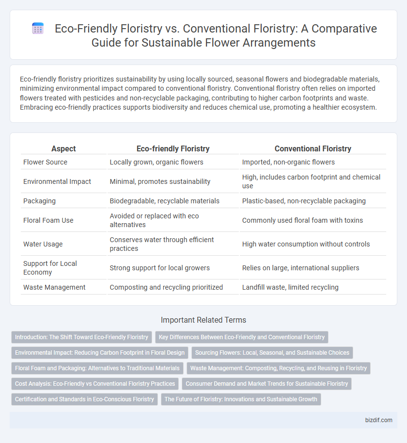 Eco-Friendly Floristry vs. Conventional Floristry: A Comparative Guide for Sustainable Flower Arrangements