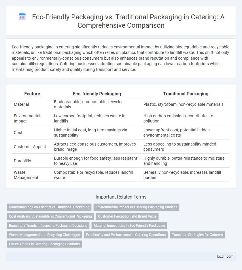 Eco-Friendly Packaging vs. Traditional Packaging in Catering: A Comprehensive Comparison