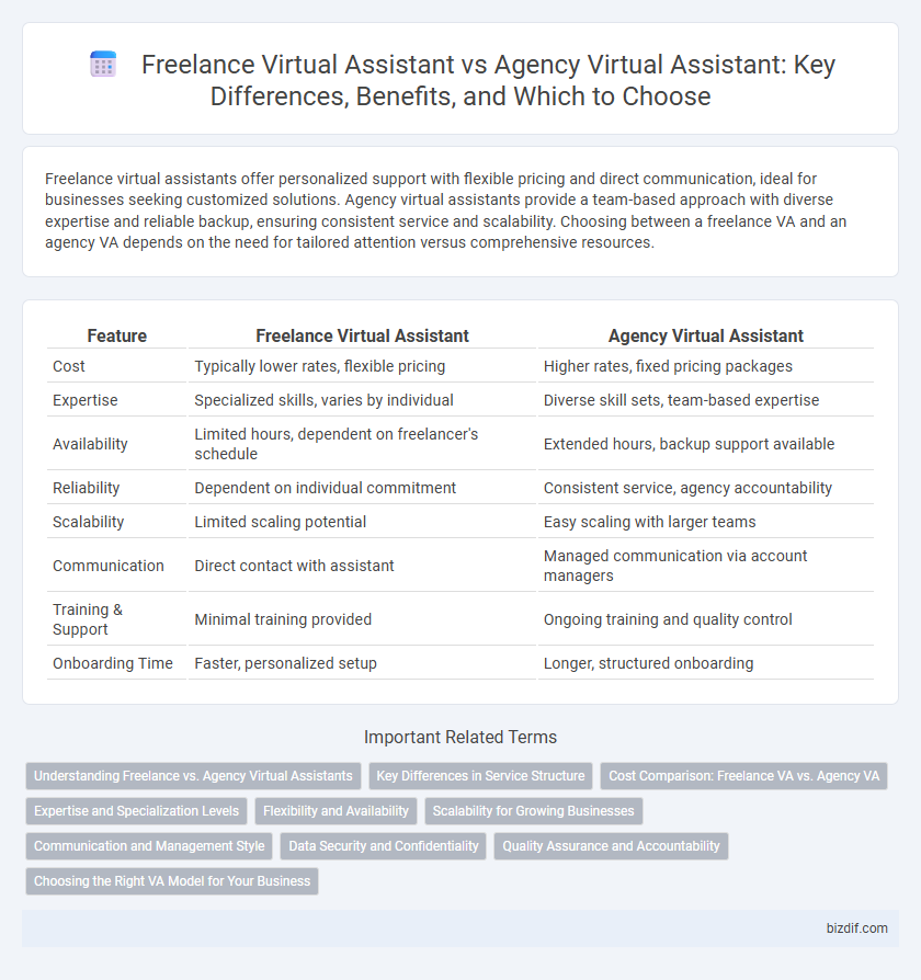 Freelance Virtual Assistant vs Agency Virtual Assistant: Key Differences, Benefits, and Which to Choose