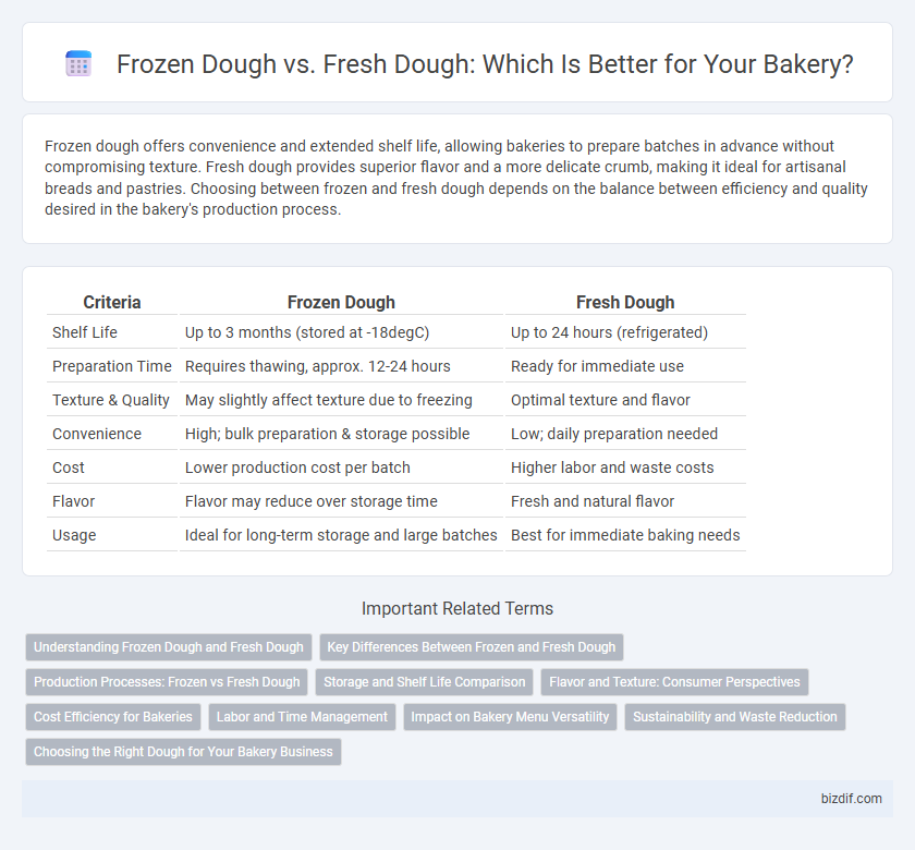 Frozen Dough vs. Fresh Dough: Which Is Better for Your Bakery?
