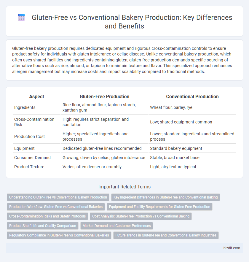 Gluten-Free vs Conventional Bakery Production: Key Differences and Benefits