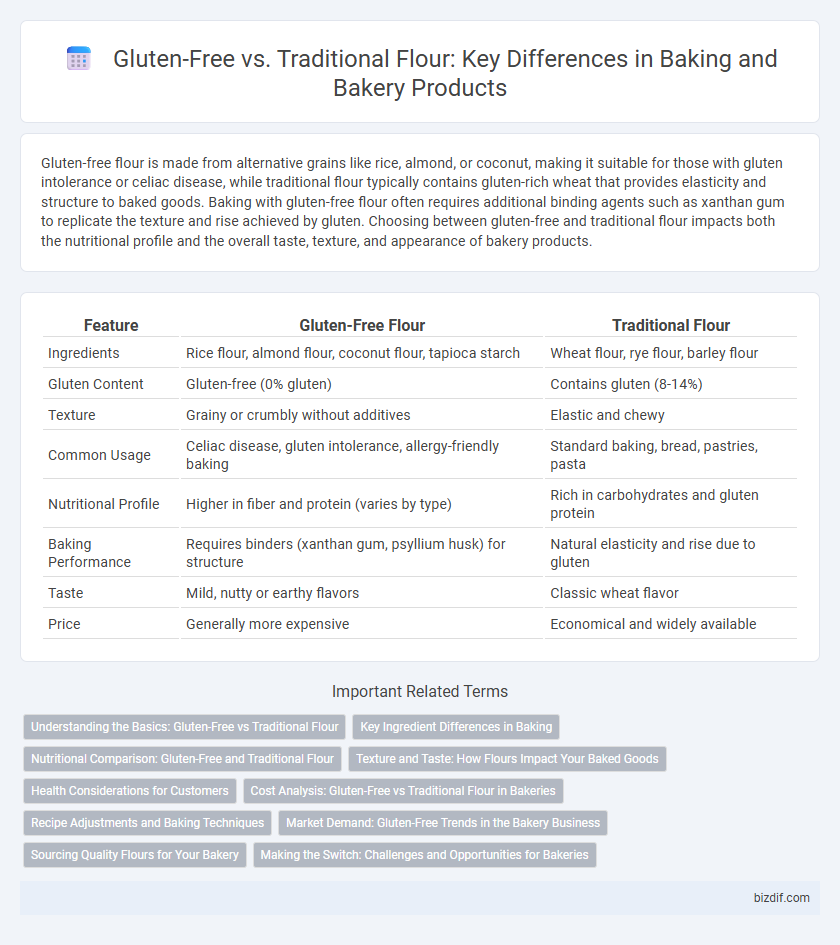 Gluten-Free vs. Traditional Flour: Key Differences in Baking and Bakery Products