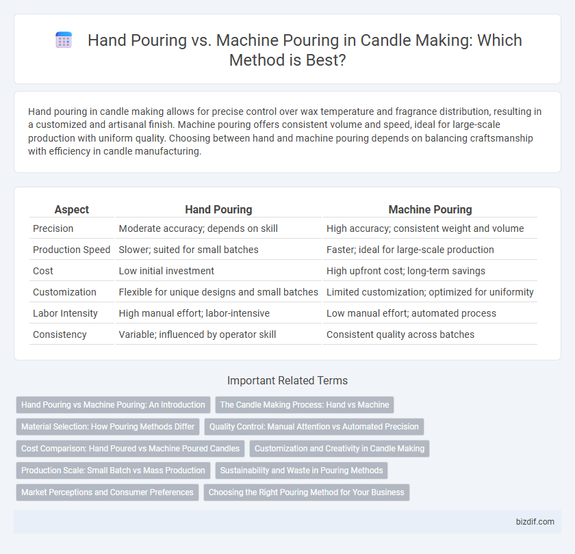 Hand Pouring vs. Machine Pouring in Candle Making: Which Method is Best?