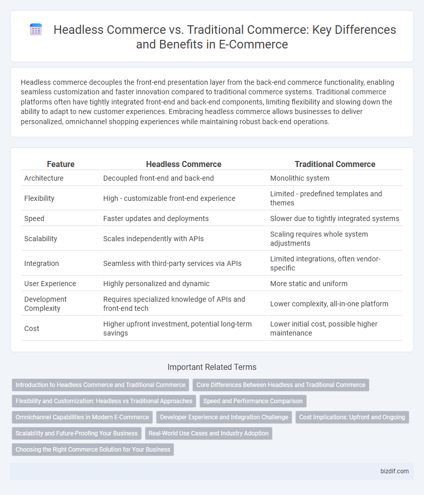 Headless Commerce vs. Traditional Commerce: Key Differences and Benefits in E-Commerce