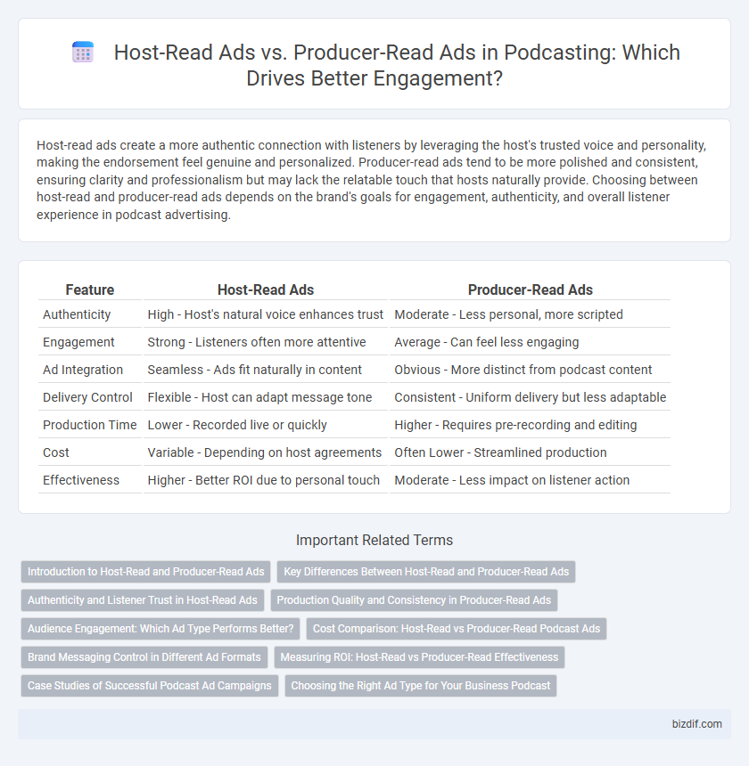 Host-Read Ads vs. Producer-Read Ads in Podcasting: Which Drives Better Engagement?