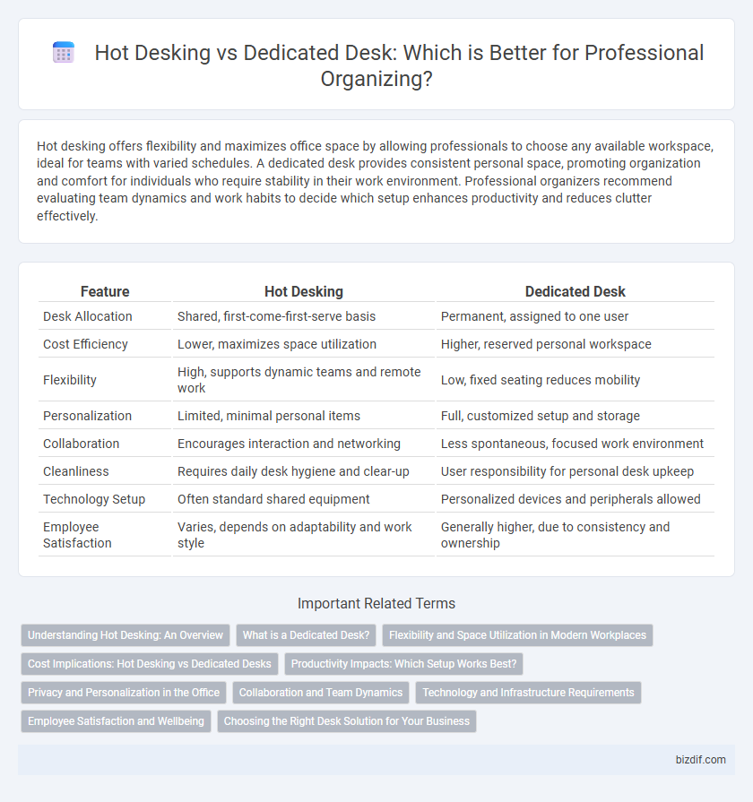 Hot Desking vs Dedicated Desk: Which is Better for Professional Organizing?