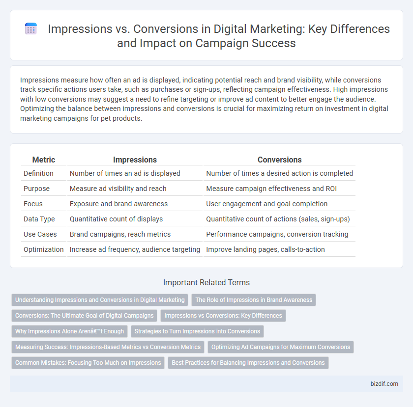 Impressions vs. Conversions in Digital Marketing: Key Differences and Impact on Campaign Success