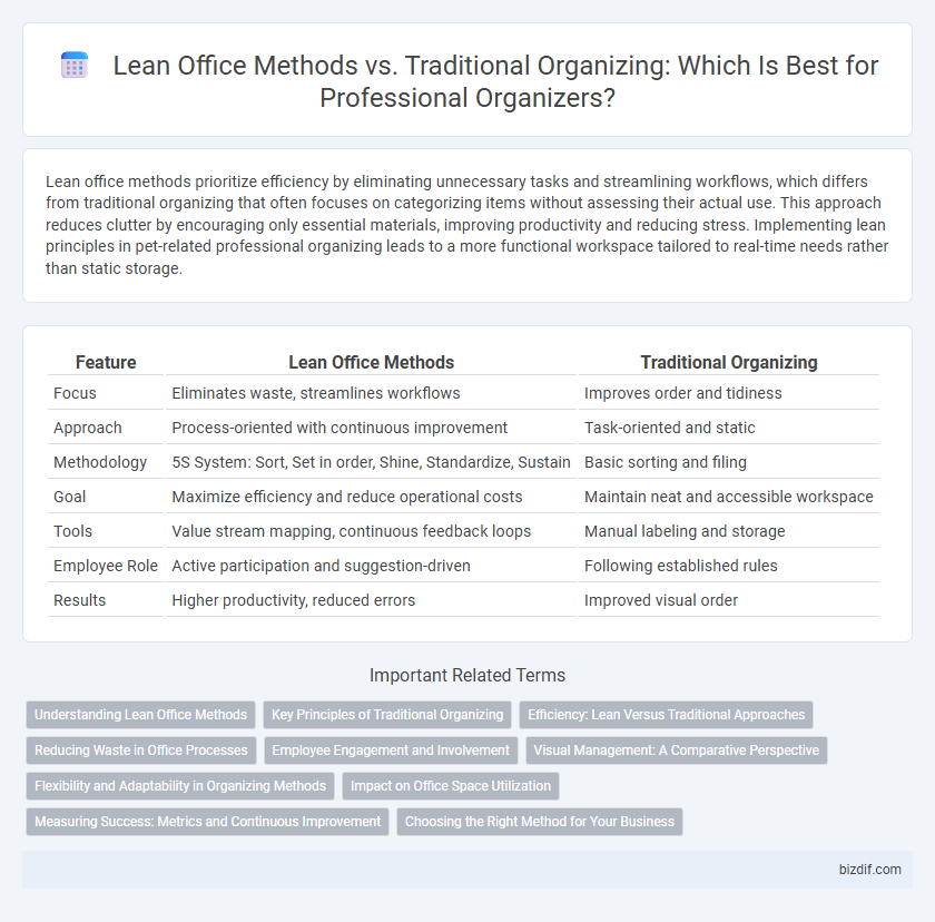 Lean Office Methods vs. Traditional Organizing: Which Is Best for Professional Organizers?