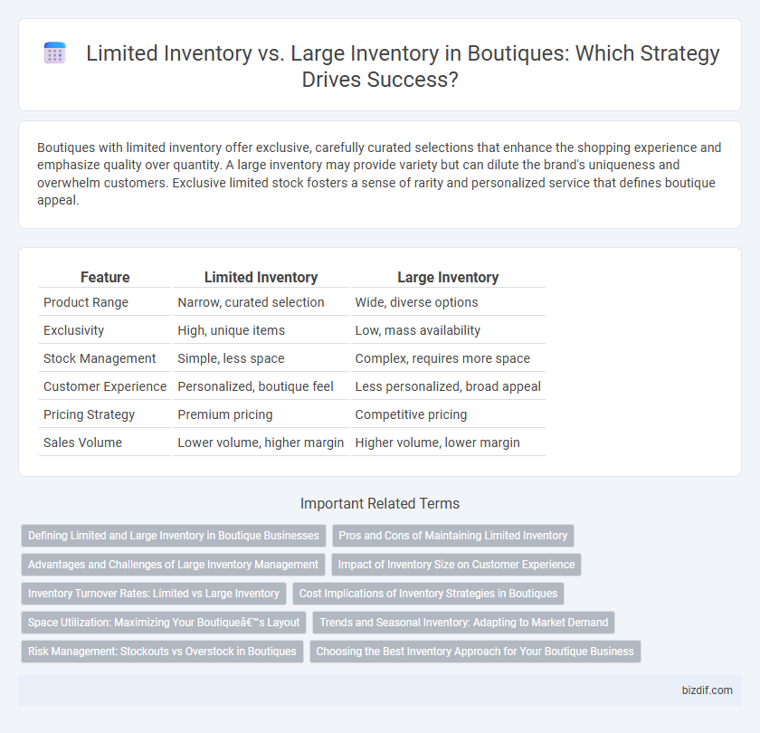 Limited Inventory vs. Large Inventory in Boutiques: Which Strategy Drives Success?