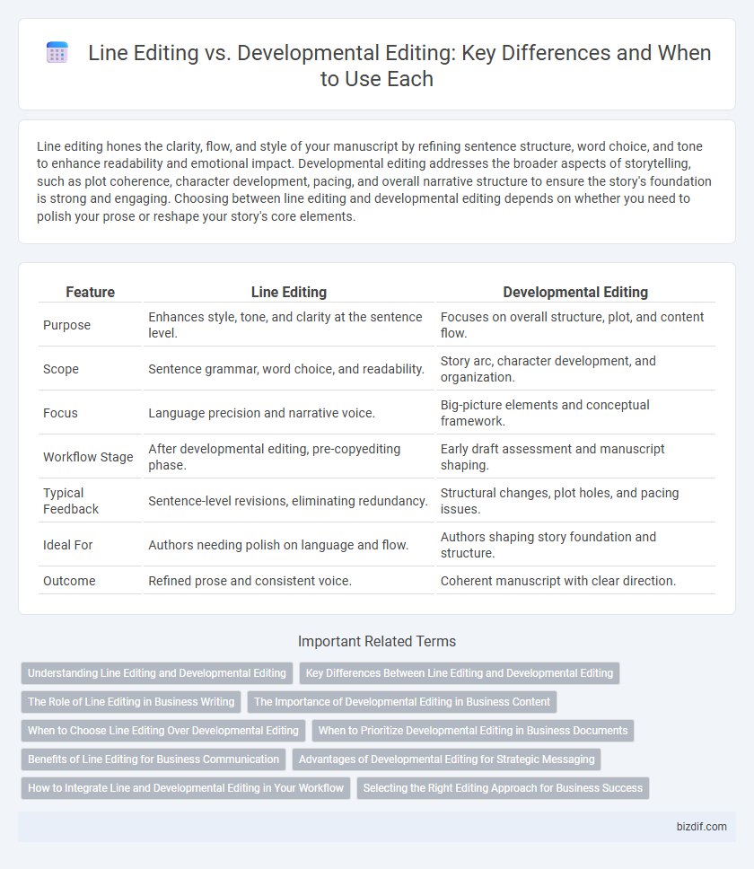 Line Editing vs. Developmental Editing: Key Differences and When to Use Each