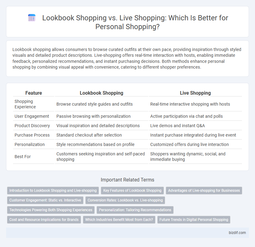 Lookbook Shopping vs. Live Shopping: Which Is Better for Personal Shopping?