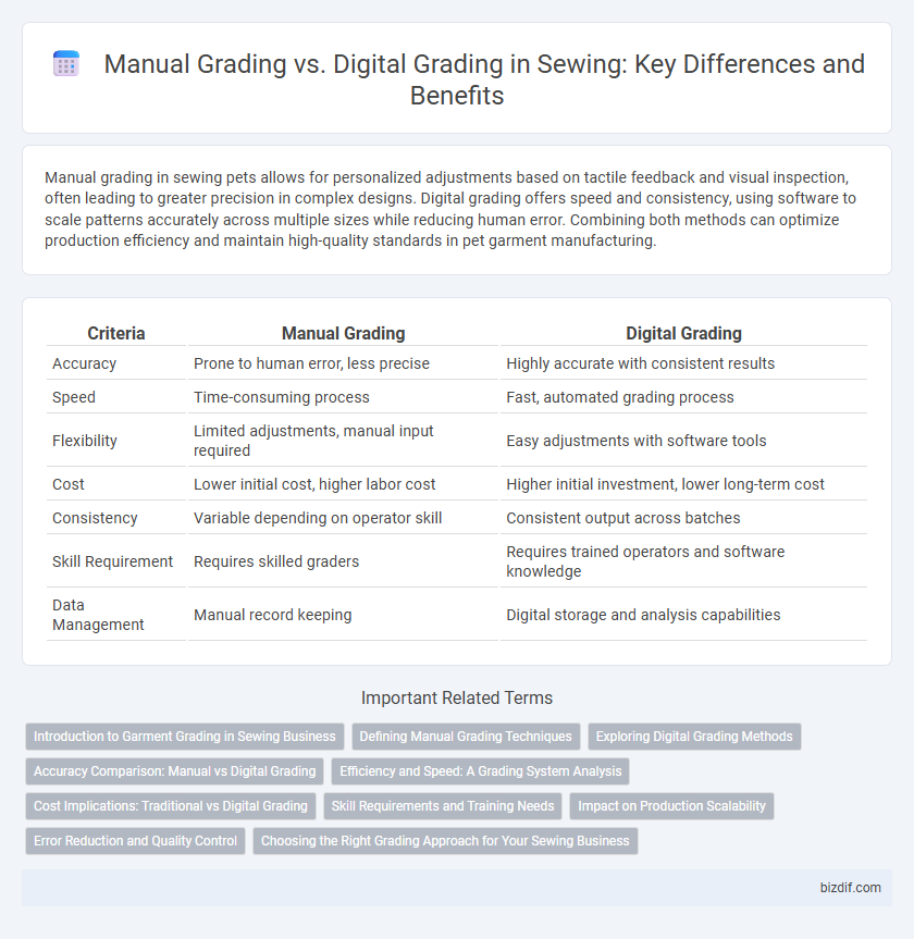 Manual Grading vs. Digital Grading in Sewing: Key Differences and Benefits