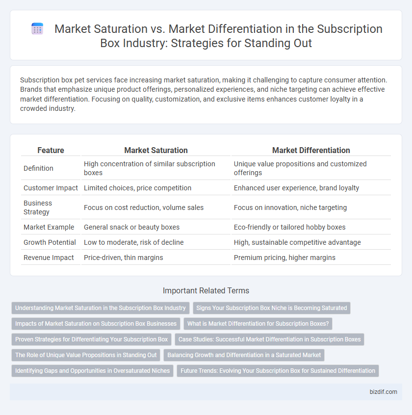 Market Saturation vs. Market Differentiation in the Subscription Box Industry: Strategies for Standing Out