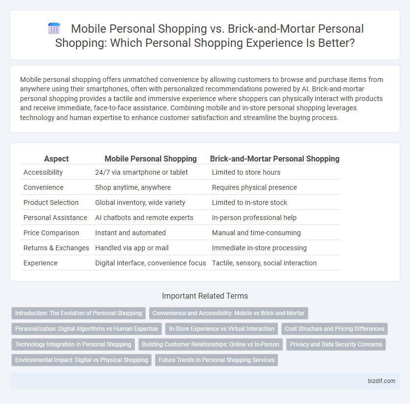 Mobile Personal Shopping vs. Brick-and-Mortar Personal Shopping: Which Personal Shopping Experience Is Better?