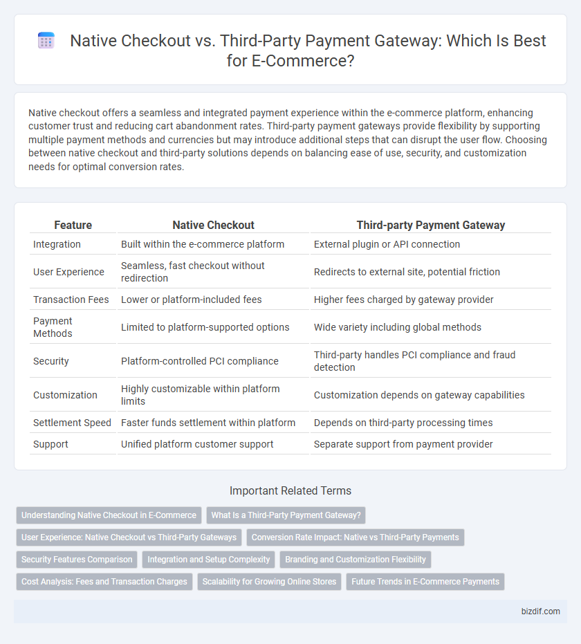 Native Checkout vs. Third-Party Payment Gateway: Which Is Best for E-Commerce?