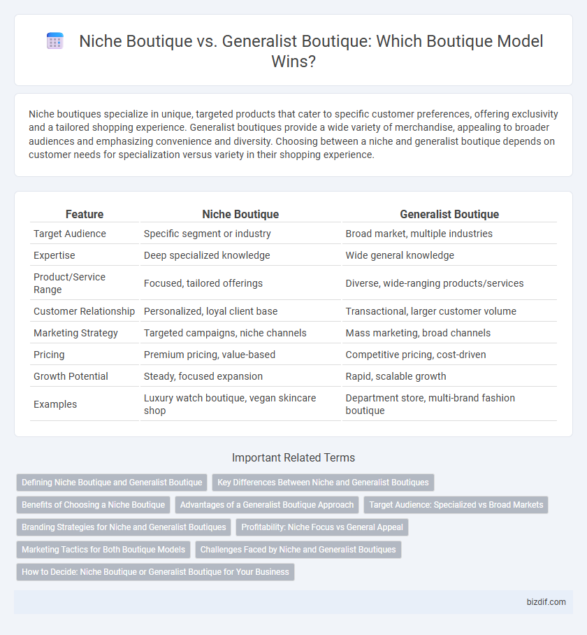 Niche Boutique vs. Generalist Boutique: Which Boutique Model Wins?