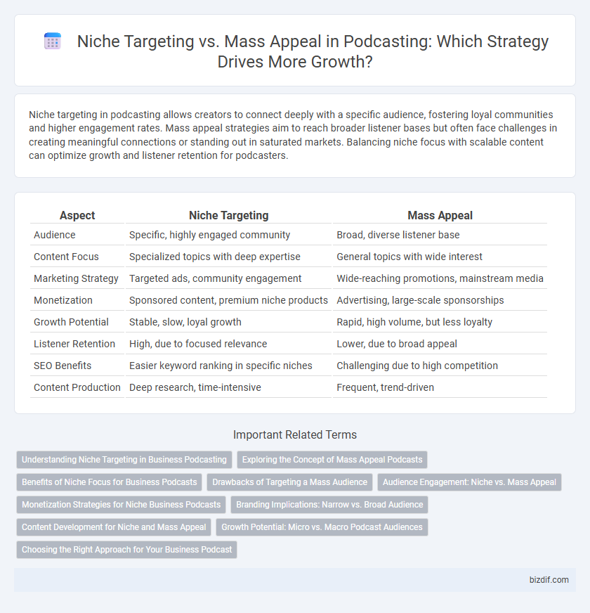 Niche Targeting vs. Mass Appeal in Podcasting: Which Strategy Drives More Growth?