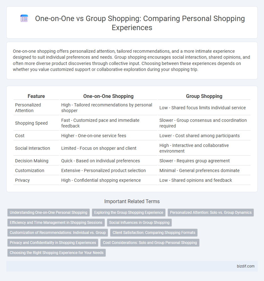 One-on-One vs Group Shopping: Comparing Personal Shopping Experiences