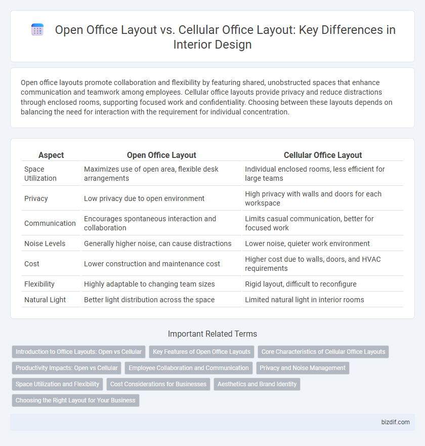 Open Office Layout vs. Cellular Office Layout: Key Differences in Interior Design