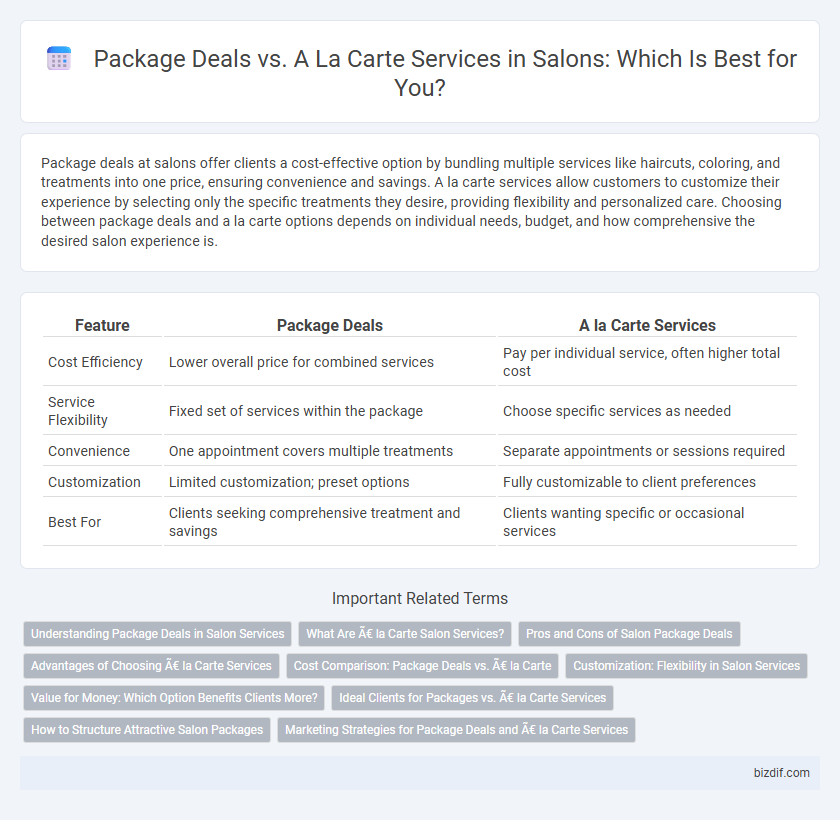 Package Deals vs. A La Carte Services in Salons: Which Is Best for You?