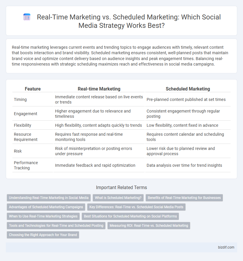 Real-Time Marketing vs. Scheduled Marketing: Which Social Media Strategy Works Best?