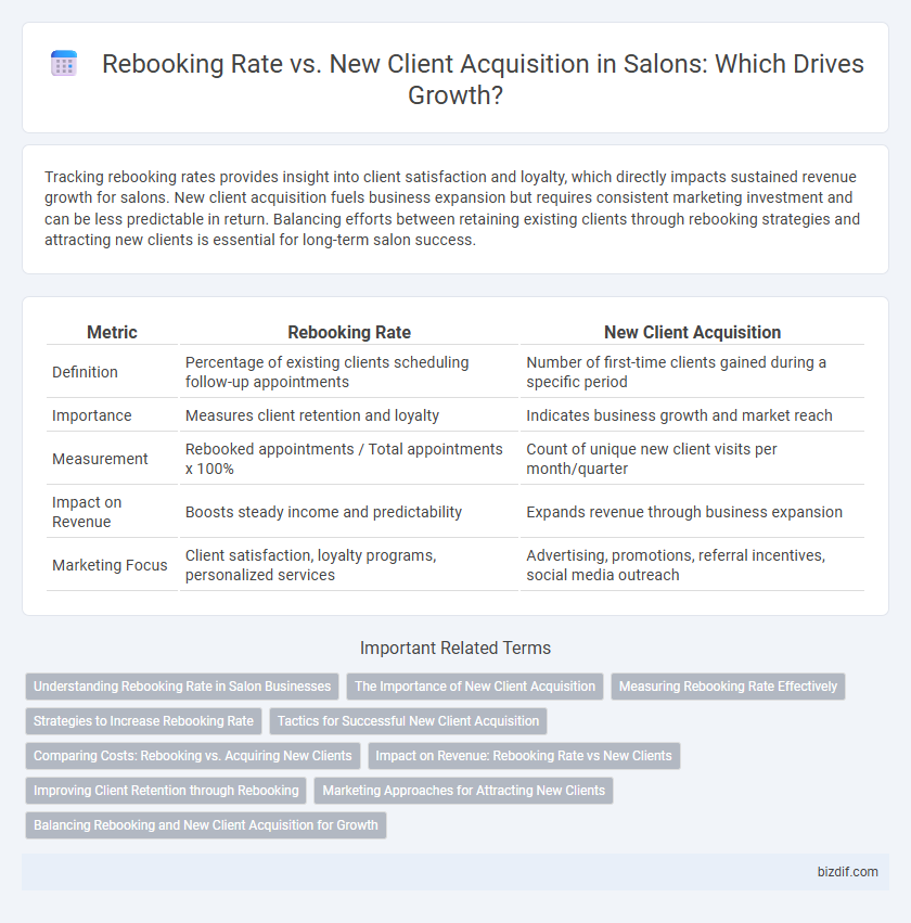 Rebooking Rate vs. New Client Acquisition in Salons: Which Drives Growth?