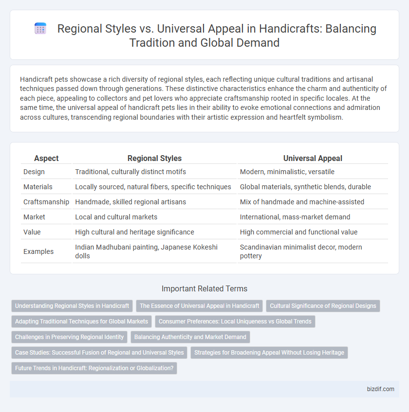 Regional Styles vs. Universal Appeal in Handicrafts: Balancing Tradition and Global Demand