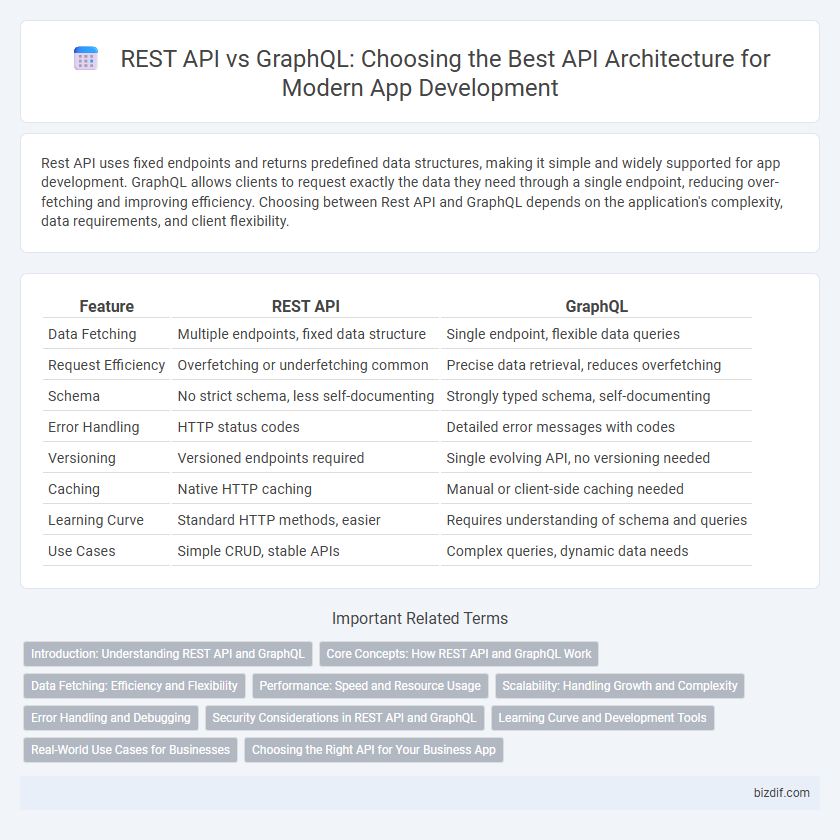 REST API vs GraphQL: Choosing the Best API Architecture for Modern App Development