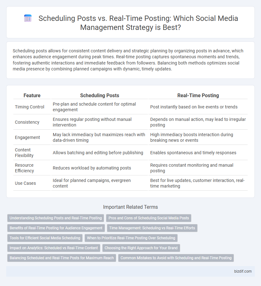Scheduling Posts vs. Real-Time Posting: Which Social Media Management Strategy is Best?