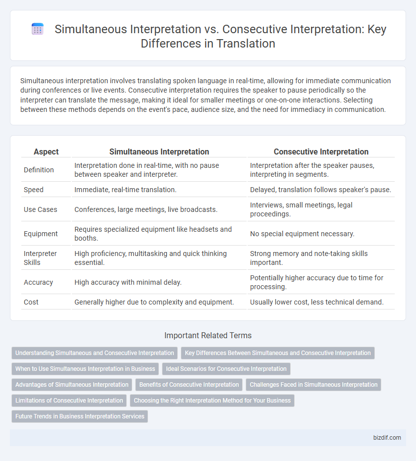 Simultaneous Interpretation vs. Consecutive Interpretation: Key Differences in Translation