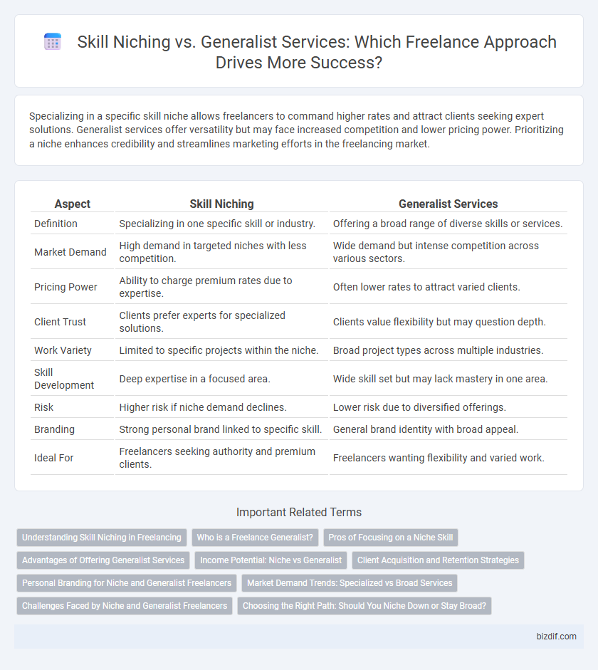 Skill Niching vs. Generalist Services: Which Freelance Approach Drives More Success?