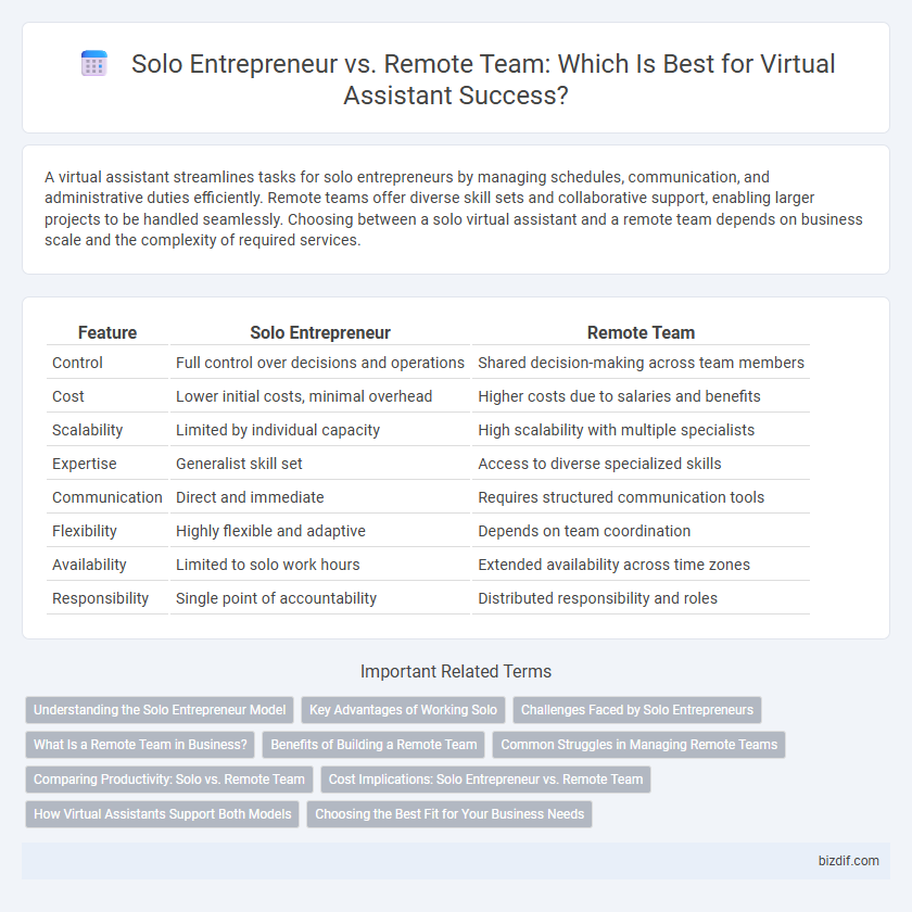 Solo Entrepreneur vs. Remote Team: Which Is Best for Virtual Assistant Success?