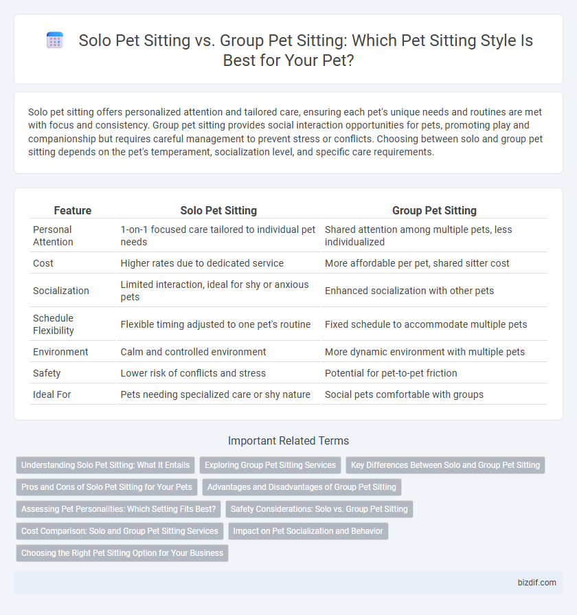 Solo Pet Sitting vs. Group Pet Sitting: Which Pet Sitting Style Is Best for Your Pet?