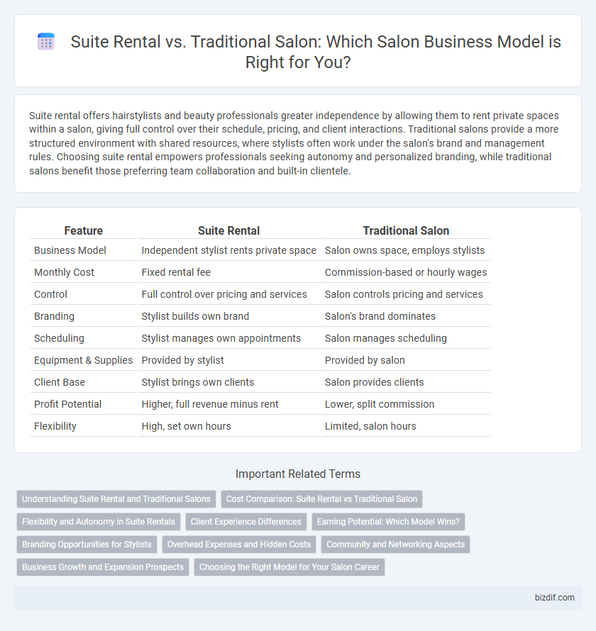 Suite Rental vs. Traditional Salon: Which Salon Business Model is Right for You?