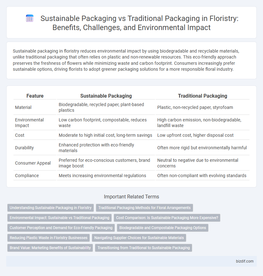 Sustainable Packaging vs Traditional Packaging in Floristry: Benefits, Challenges, and Environmental Impact
