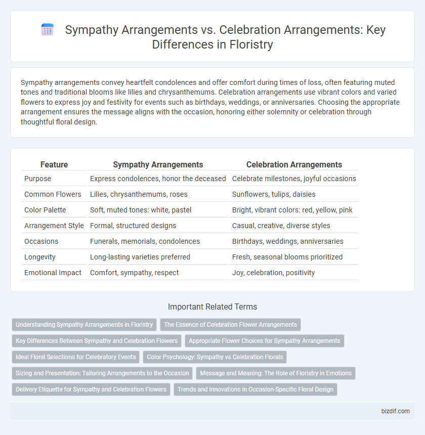 Sympathy Arrangements vs. Celebration Arrangements: Key Differences in Floristry