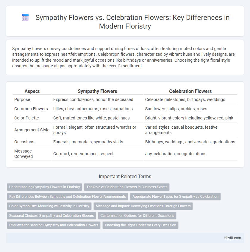 Sympathy Flowers vs. Celebration Flowers: Key Differences in Modern Floristry