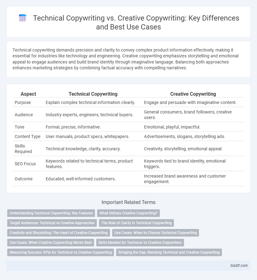 Technical Copywriting vs. Creative Copywriting: Key Differences and Best Use Cases