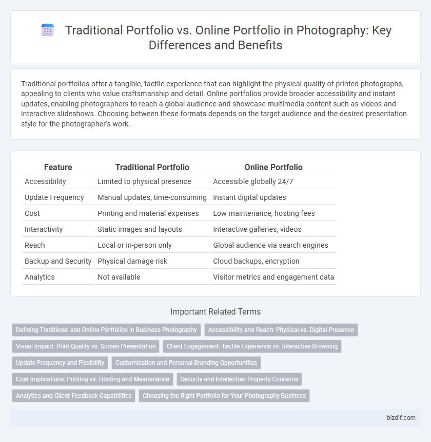 Traditional Portfolio vs. Online Portfolio in Photography: Key Differences and Benefits