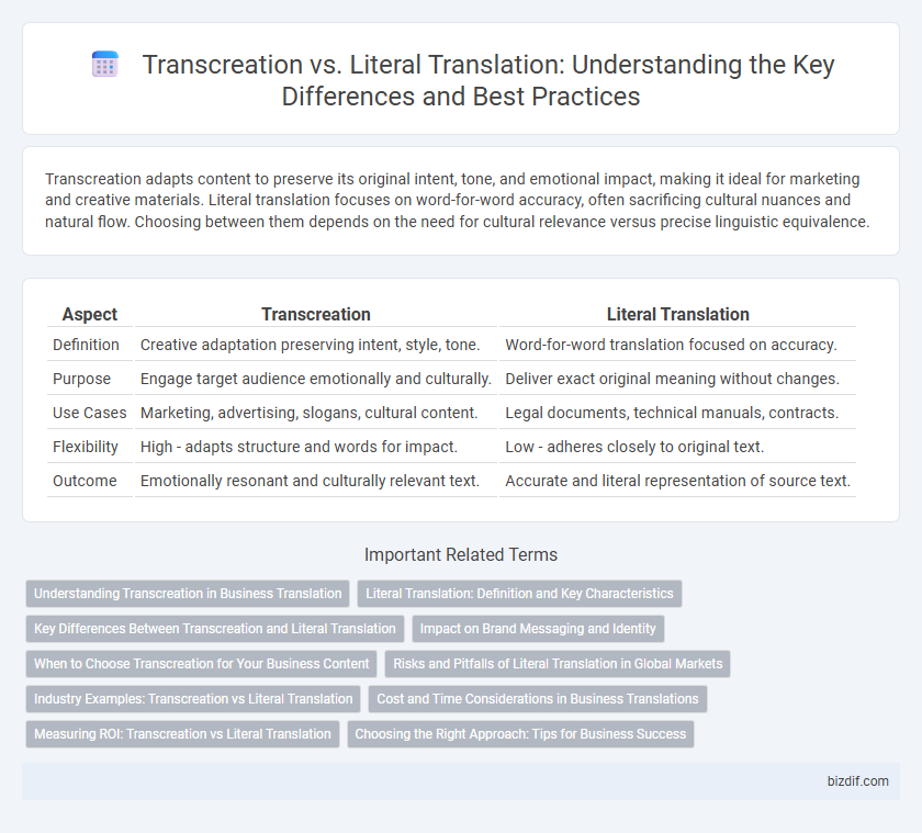 Transcreation vs. Literal Translation: Understanding the Key Differences and Best Practices