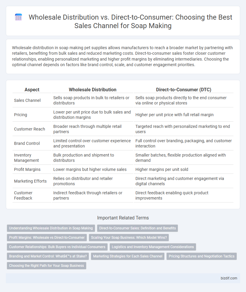 Wholesale Distribution vs. Direct-to-Consumer: Choosing the Best Sales Channel for Soap Making