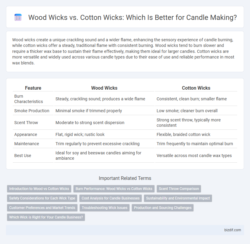 Wood Wicks vs. Cotton Wicks: Which Is Better for Candle Making?