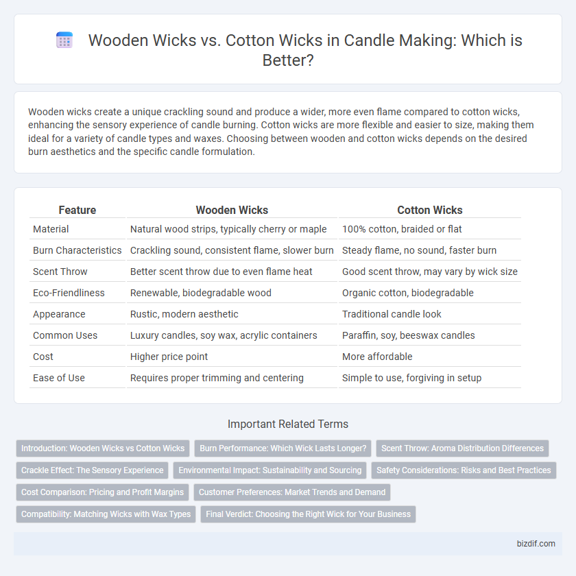 Wooden Wicks vs. Cotton Wicks in Candle Making: Which is Better?