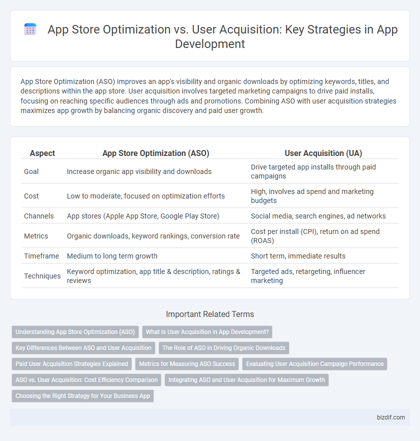 App Store Optimization vs. User Acquisition: Key Strategies in App Development
