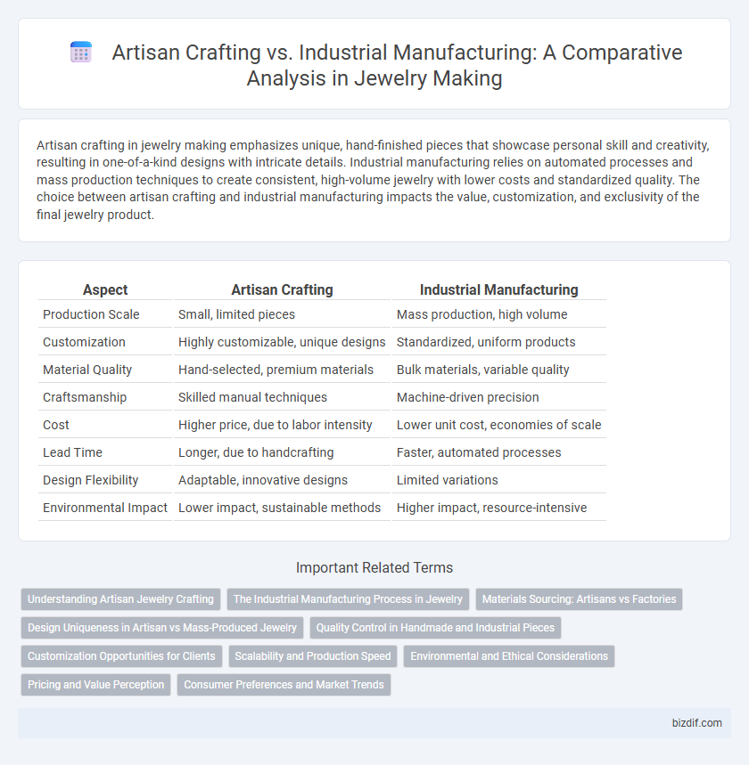 Artisan Crafting vs. Industrial Manufacturing: A Comparative Analysis in Jewelry Making