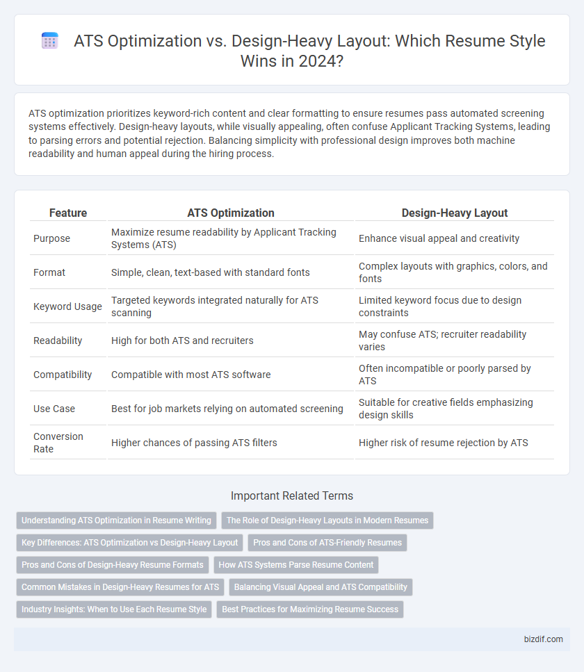 ATS Optimization vs. Design-Heavy Layout: Which Resume Style Wins in 2024?