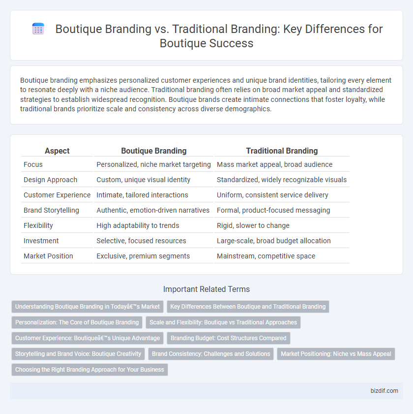 Boutique Branding vs. Traditional Branding: Key Differences for Boutique Success